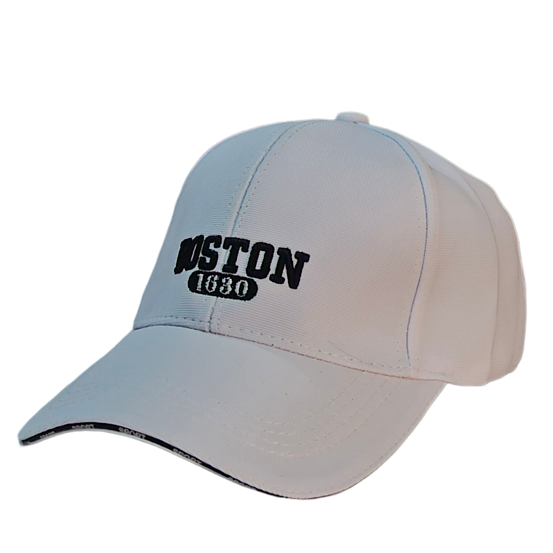 Premium Baseball Boston Cap (White)