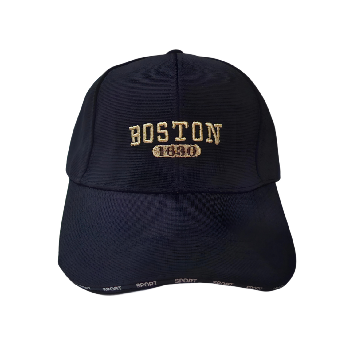 Premium Baseball Black Boston Cap